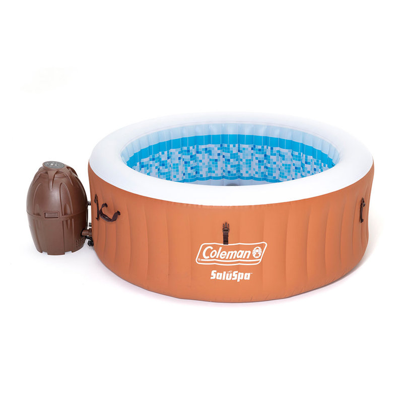 Bestway Vinyl Round Inflatable Hot Tub, Orange