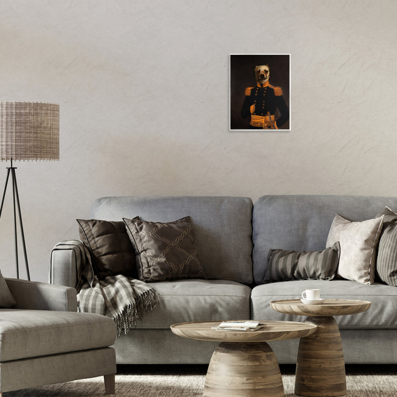 Art mural colonial Colonial Dog par CAD Designs