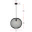 Luminaire suspendu sphère 1 lumière Paxton-32007503