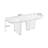 Nut-brown Rectangular Solid Wood Dining Table-99135433
