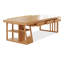 Bureaux rectangulaires en bois massif 70,87 "Burlywood-107962430
