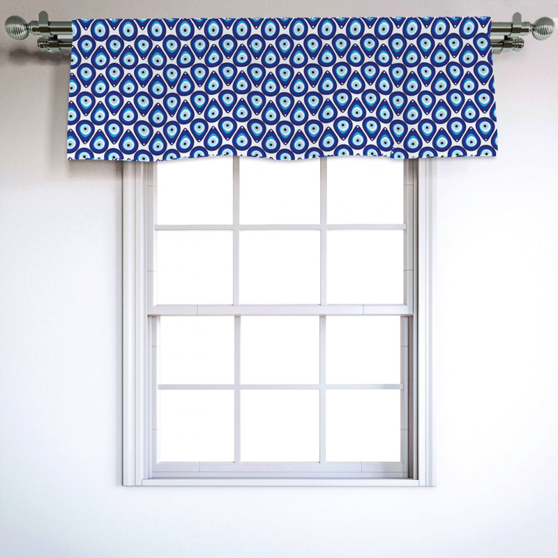 Sateen Ruffled Window Valance