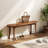 Curved Edge Solid Wood Bench – Multi-Functional for Entry, Dining Chair, or Bed End-1076358228