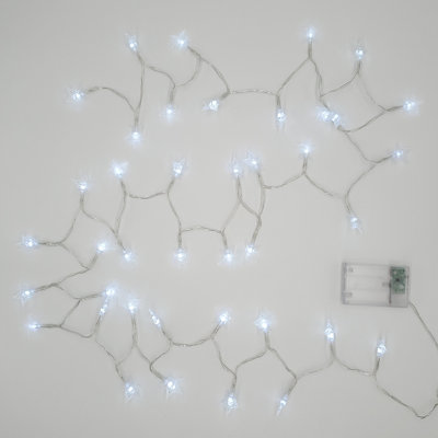 Dido Battery Operated LED Mini Star String Lights - Set of 2