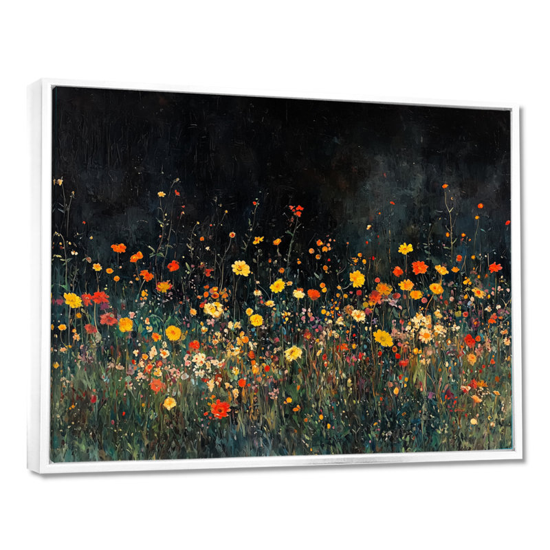 Colangelo - Floral Wall Art, H 30 po x l 40 po, Blanc, Picture Framed