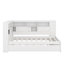 Lit de jour simple avec tablettes, USB et lit gigogne-1105950001