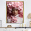 «Chic Woman with Floral Hat I», reproduction d'art sur toile