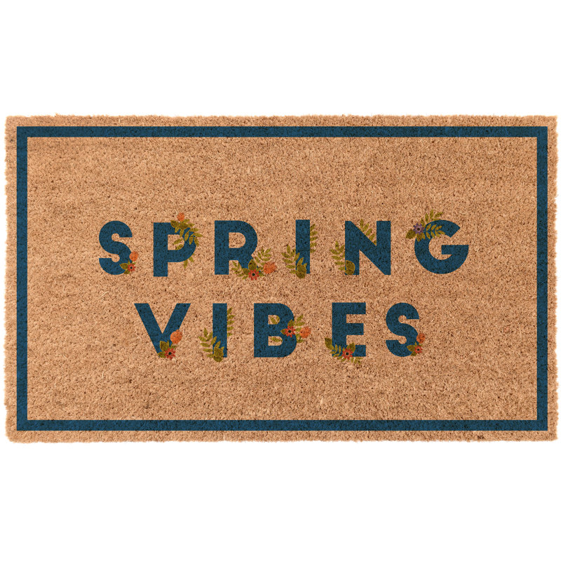 Tapis d'entrée antidérapant Flavienne 30 po x 18 po