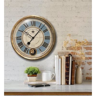 Steel Wall Clock
