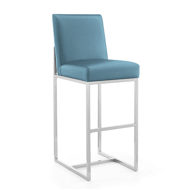 Element Upholstered Counter Stool with Metal Frame