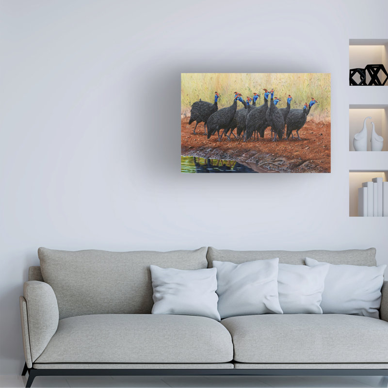 Art sur toile Delene Lambert, H 16 po x l 24 po x P 2 po