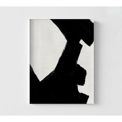 «Block Brushwork V» par June Erica Vess, Art abstrait, auberge moderne, auvent neutre, impression d'art, affiche murale