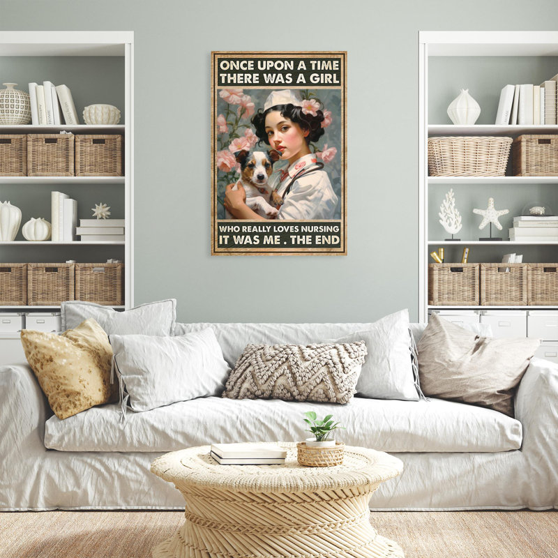 «Who Really Loves Nursing On», impression sur toile, H 36 po x l 24 po x P 1,25 po
