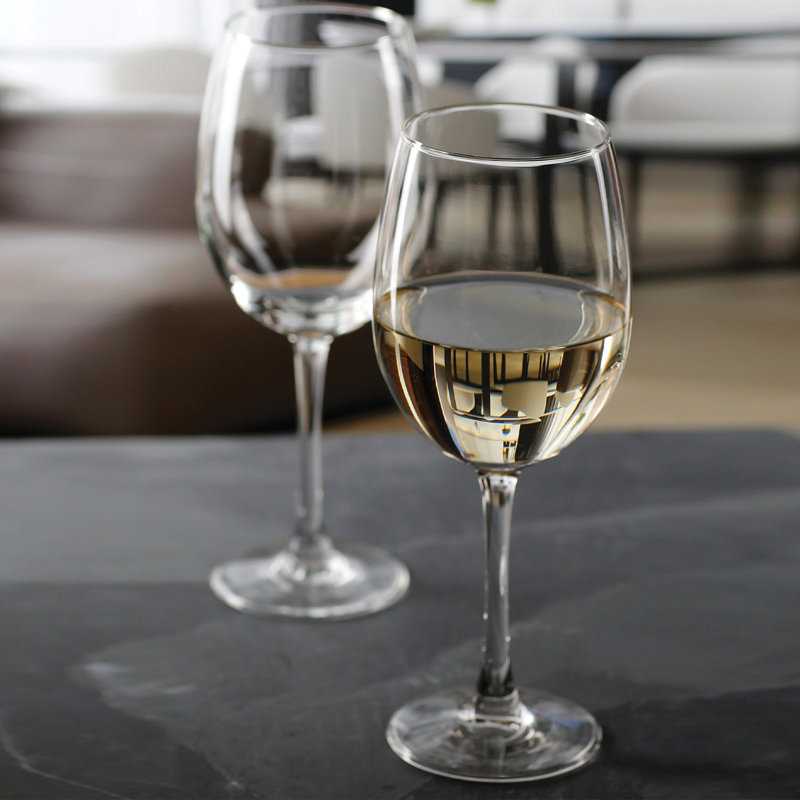 11.7 Oz Clear Glass Wine Goblet