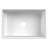 Ruvati 27 inch Fireclay Workstation White Farmhouse Kitchen Sink Apron Front Single Bowl