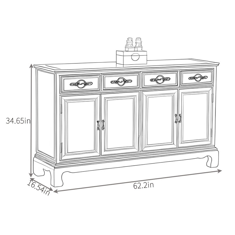 Anjaliyah, 34.65" H x 62.2" W x 16.54" D