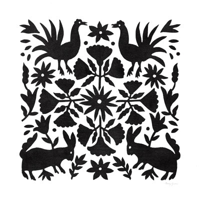Otomi Elegance V by Nancy Green - Wrapped Canvas Print