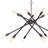 Cobra 12 - Light Dimmable Sputnik Modern Linear Chandelier-87294190-87294189