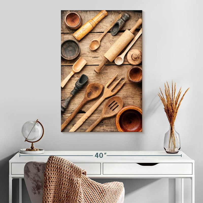 Senne Wooden Kitchenware, 30" H x 20" W