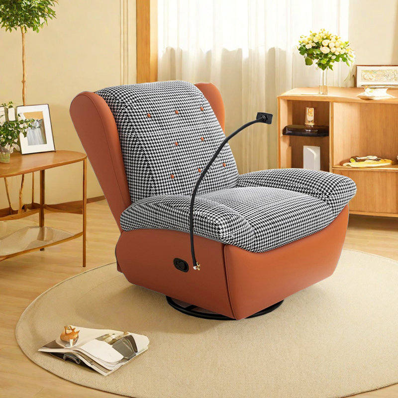 Fauteuil inclinable Frodin, Brun / gris