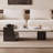Simple creative solid wood coffee table