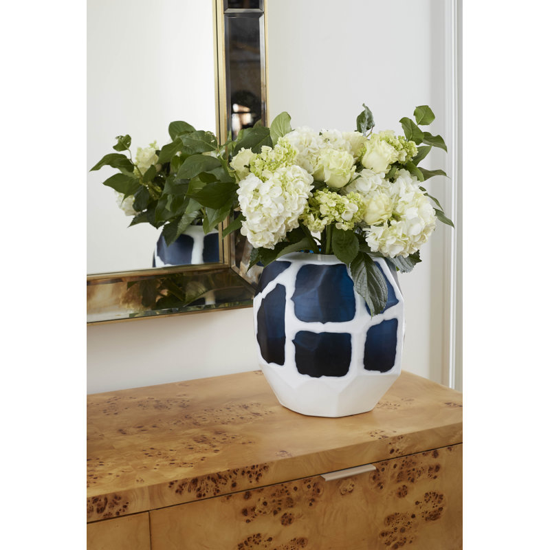 Sewale Handmade Handblown Glass Table Vase