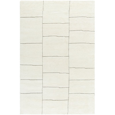 Hand-Tufted Geometric Rug