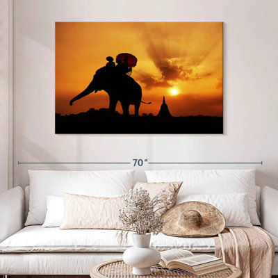 Silhouette d'un éléphant Brampt