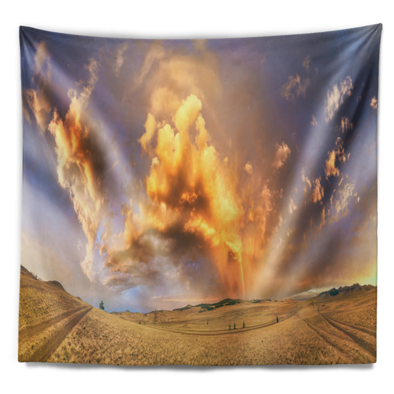 Polyester Tapestry, 50" H x 60" W