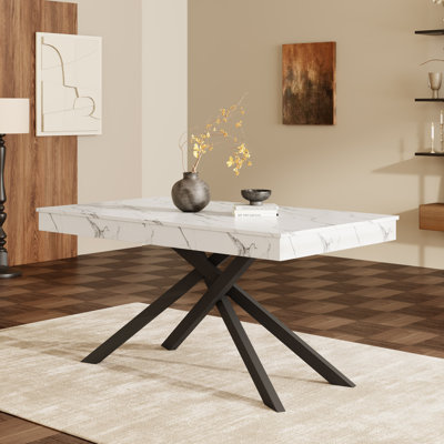 Dining Table with Iron Base