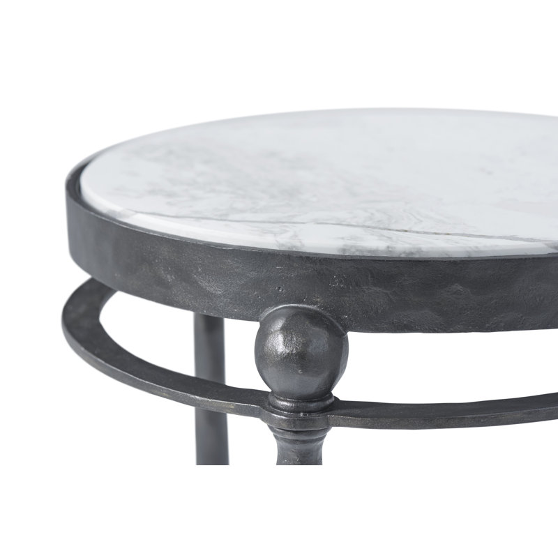 Spencer London Round Metal Drink Table