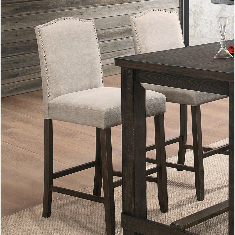 Chaise d'appoint rembourrée espresso Ewald
