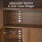 Arched 5-Tier Storage Cabinet-1193074152