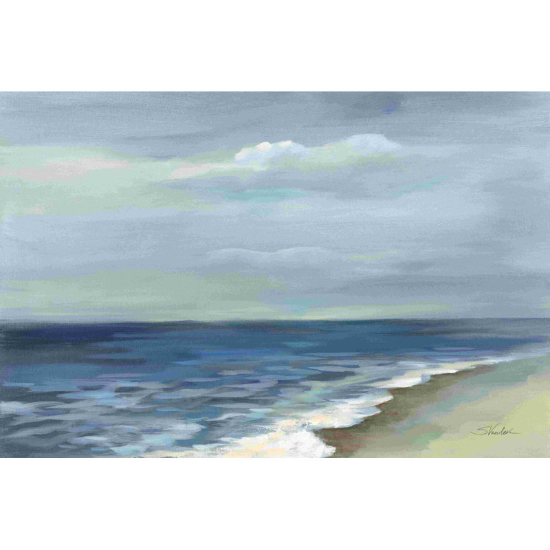 Silent Waves - peinture sur toile tendue, H 8 po x l 12 po, Non, Toile tendue