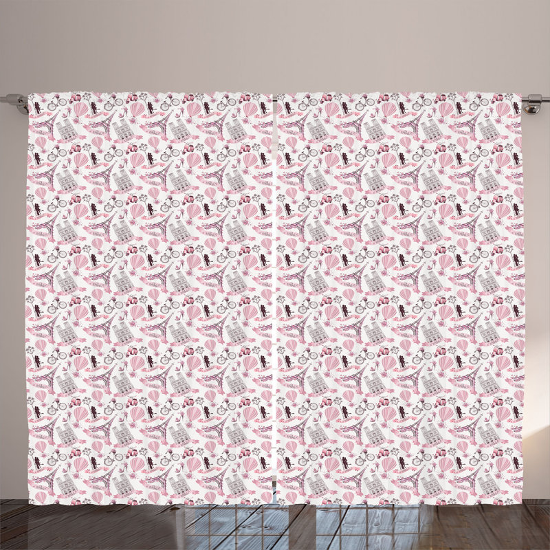 Antonella Polyester Standard Curtain Pair