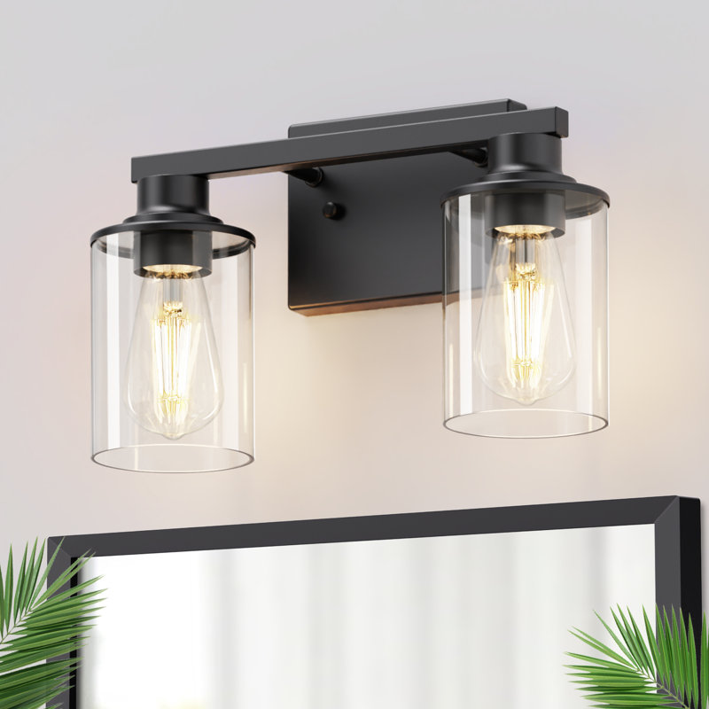 Miriah 2 - Light Dimmable Vanity Light, Black
