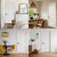 Primed 2-panel Shaker Style Hollow Wood Interior Mould Standard Door Without Bore Hole-118098386
