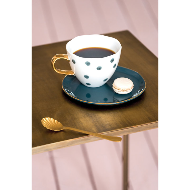 Assiette du bonjour du Hertfordshire, Bleu vert