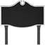 Colonial Two Line Address Sign Plaque with Lawn Stakes-1768408847