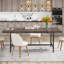Metal Base Dining Table-536532848