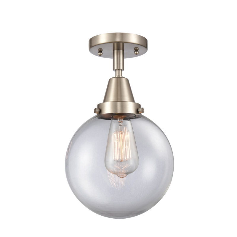 Plafonnier encastré Alphonsa, Ampoule non incluse, Oui, Nickel satiné brossé