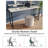 Metal Writing Desk With Shelf-874646595-874646594