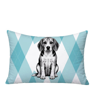 Oreiller réversible intérieur / extérieur Beagle Dog