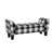 Black/White Buffalo Check