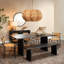 Arc Solid Wood Dining Table-1064435557