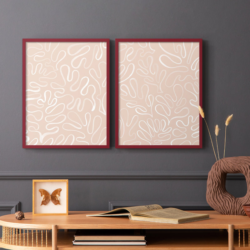 Matisse pièces III - reproduction encadrée de qualité supérieure - prête à être accrochée - aucun clou requis - aucun clou requis