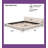 King Elegant Upholstered Bed Platform Bedwith Minimalist Design​-66299929-66299908