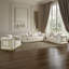 Ensemble de salon 3 pièces Dunning Crème-450793118