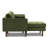 Napa 104.5" Velvet Sectional Sofa-1446005341-1446458017