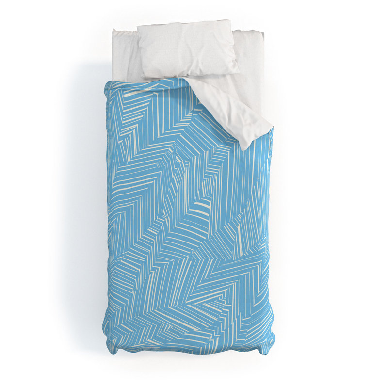 Housse de couette standard en coton Jenean Morrison, Housse de couette simple